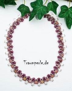 Anleitung Kette Tiley Rosa incl. Material von Tanja Fritsche