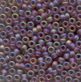 50gr. 15/0 Roc. Matt Transparent Light Amethyst AB  142FR
