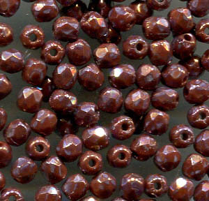 3mm Facettiert OPAK CHOCOLATE NEBULA 13600/15001