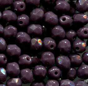 4mm Facettiert OPAK VIOLET  23050