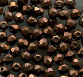 3mm Facettiert  JET BRONZE MATT 23980/84100/14415