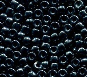 100gr. 6/0, 4,1mm MATUBO Rocailles JET HEMATITE 23980/14400