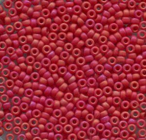 11/0 Roc. Opak Matt Red AB 2076