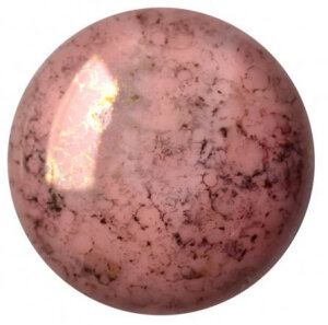 18mm Cabochons® par Puca® OPAK ROSE BRONZE 73030/15496