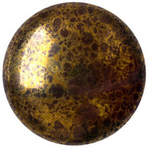 18mm Cabochons® par Puca® OPAK DARK CHOCO BRONZE 13710/15496