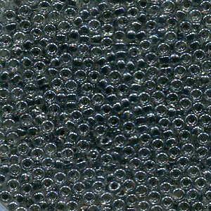 50gr. 15/0 Roc. Spankling Dark Grey Lined Crystal 1559