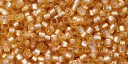 11/0 Treasure Silver-Lined Milky Light Topaz 2110