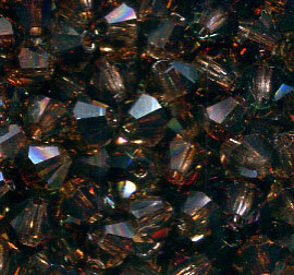 3mm Preciosa Doppelkegel Crystal Venus