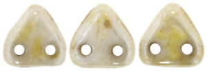 2 Loch Perlen CzechMates Triangle OPAK LUSTER PICASSO