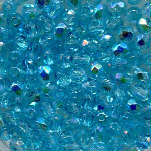 3mm Facettiert Aquamarine AB 60020/28701
