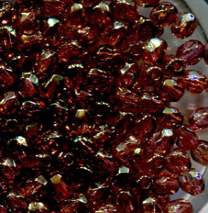 3mm Facettiert Crystal Pink Luster
