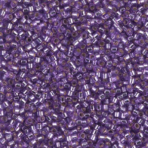 11/0 Delica Silverlined Duracoat Dyed Orchid 2168