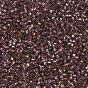 11/0 Delica Silverlined Duracoat Dyed Raisin 2170