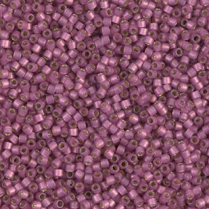 11/0 Delica SemiFrosted Silverlined Duracoat Dyed Hydrangea 2181