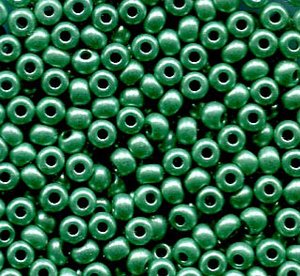 2,6mm Rocailles Metallic Shiny Green 16756