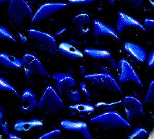 MATUBO® GEMDUO® METALUST METALLIC CROWN BLUE  23980/24203