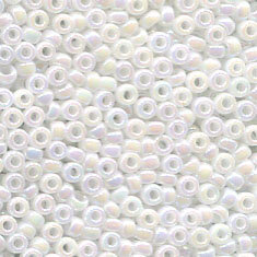 11/0 Roc. White Pearl Iris 471
