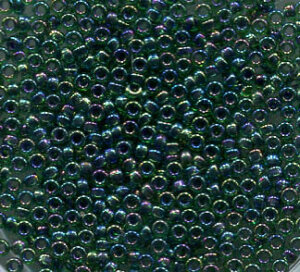 50gr. 15/0 Roc. Teal Iris Luster  2242
