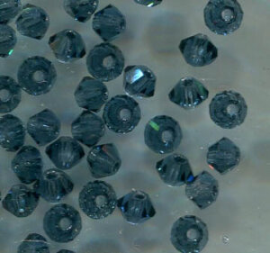 3mm Preciosa Doppelkegel Montana