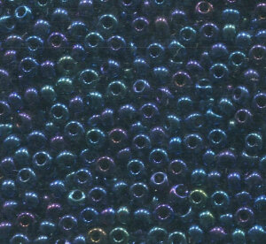 250 gr. 2,6mm Rocailles Metallic Blue AB 59135