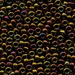 50gr. 15/0 Roc. Metallic Gold Iris 462
