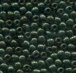 2mm Glasperlen JET RED LUSTER (Grün) 23980/14495