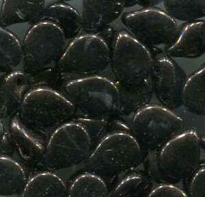 300 Stück Pip-Beads VEGA ON JET 23980/15726