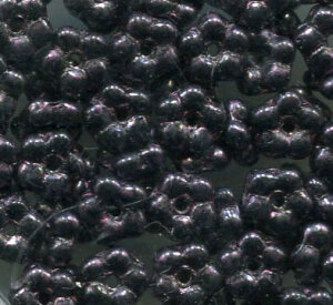 Blüten "Forget-Me-Not"  Opak Jet Metallic Dark Purple 23980/57990