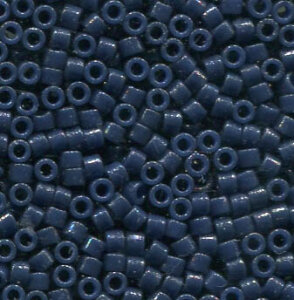 11/0 Delica Duracoat Opak Dyed Navy Blue 2143