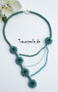 Anleitung Kette Dancing Sun Türkis incl. Material von Tanja Fritsche