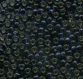 11/0 Roc. Duracoat Silverlined Dyed Dark Navy Blue 4282