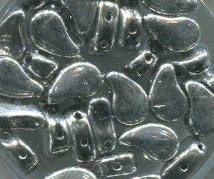 Paisley Duo Beads CRYSTAL FULL LABRADOR 00030/27000