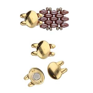 SUPERDUO VERSCHLUSS 24K GOLD PLATE