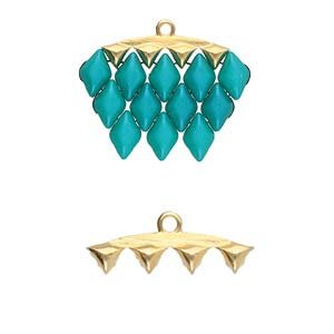 GEMDUO ENDSTÜCK 24K GOLD PLATE