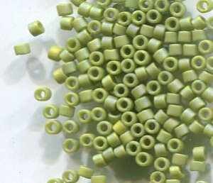 11/0 Delica Opak Glazed Seaweed Frosted AB 2309