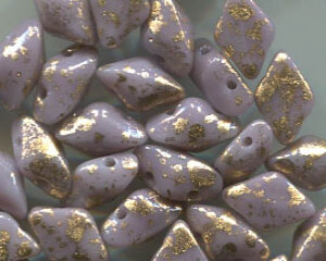 MATUBO® GEMDUO® GOLD SPLASH OPAQUE VIOLET 23020/94401