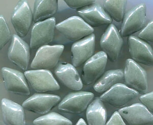 MATUBO® GEMDUO® CHALK GREEN LUSTER 03000/14459