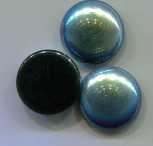 18mm Cabochons OPAK JET AB 23980/28701