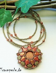 Anleitung Kette Sunshine von Tanja Fritsche