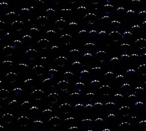 250gr. 2,6mm Rocailles Dunkelblau Transparent 60100