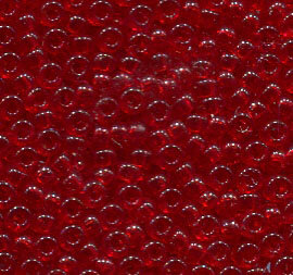 50gr. 15/0 Roc. Transparent Red 141