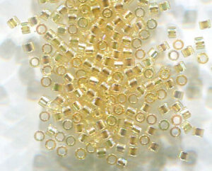 11/0 Delica Transparent Ivory AB 1252