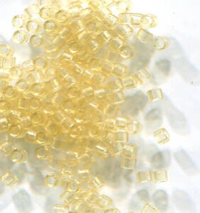 11/0 Delica Transparent Ivory 1112*