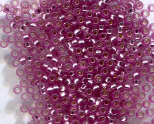 50gr. 15/0 Roc. Dyed SemiMatt Silverlined Lavender 1650
