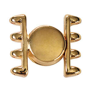 SUPERDUO VERSCHLUSS 24KARAT GOLD PLATE