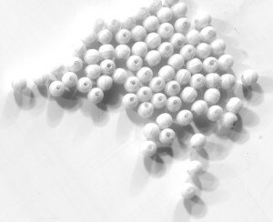 3mm Glasperlen ALABASTER WHITE LUSTER 02010/14400