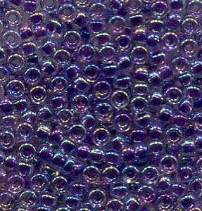 50gr. 15/0 Roc. Crystal Lined Light Violet AB 274