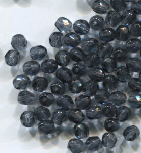 4mm Facettiert  Montanablau Transparent 30330