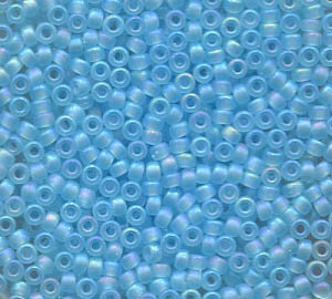 50gr. 15/0 Roc. Matt Transparent Light Blue AB 148FR