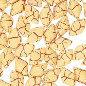 MATUBO® GEMDUO® OPAK LIGHT YELLOW/ DARK RED IONIC 02010/24606